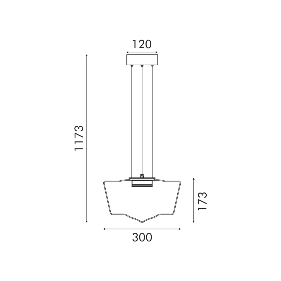 ΚΡΕΜΑΣΤΟ ΦΩΤΙΣΤΙΚΟ ACA HM2460SM ΜΑΥΡΟ ΦΙΜΕ ΓΥΑΛΙ LED 12W 3000K-4000K-6000K IP20 D30XH120CM