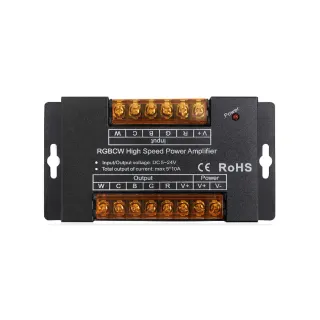 ΕΝΙΣΧΥΤΗΣ ΜΕΤΑΛΛΙΚΟΣ RGB+CCT 50A DC5-24V