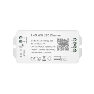 WIFI ΜΟΝΟΧΡΩΜΗΣ LED DIMMER DC12-24V 10A