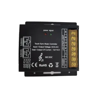 ΔΕΚΤΗΣ RGBW DC5-24V 10Α ΜΕ ΜΙΚΡΟΦΩΝΟ