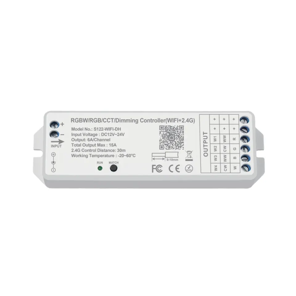 4 ΣΕ 1 ΔΕΚΤΗΣ WIFI/RF DC12-24V 15Α