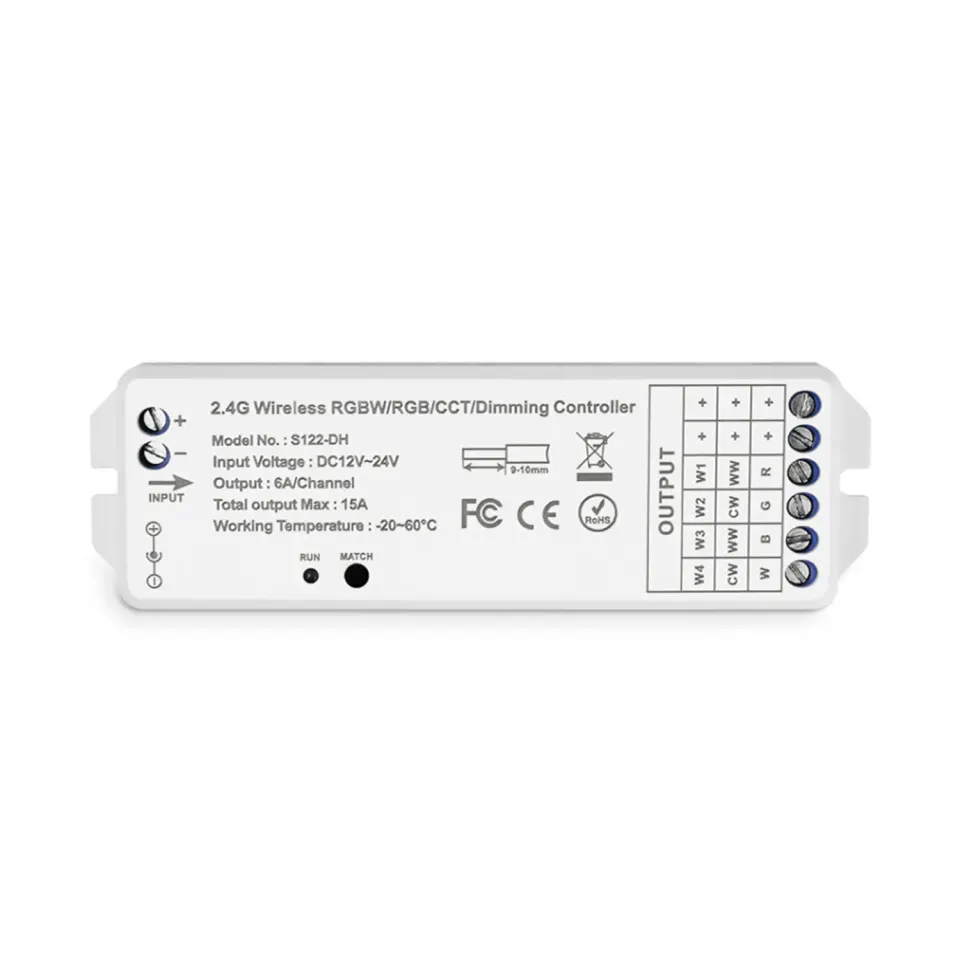 4 ΣΕ 1 RF ΔΕΚΤΗΣ DC12-24V 15Α