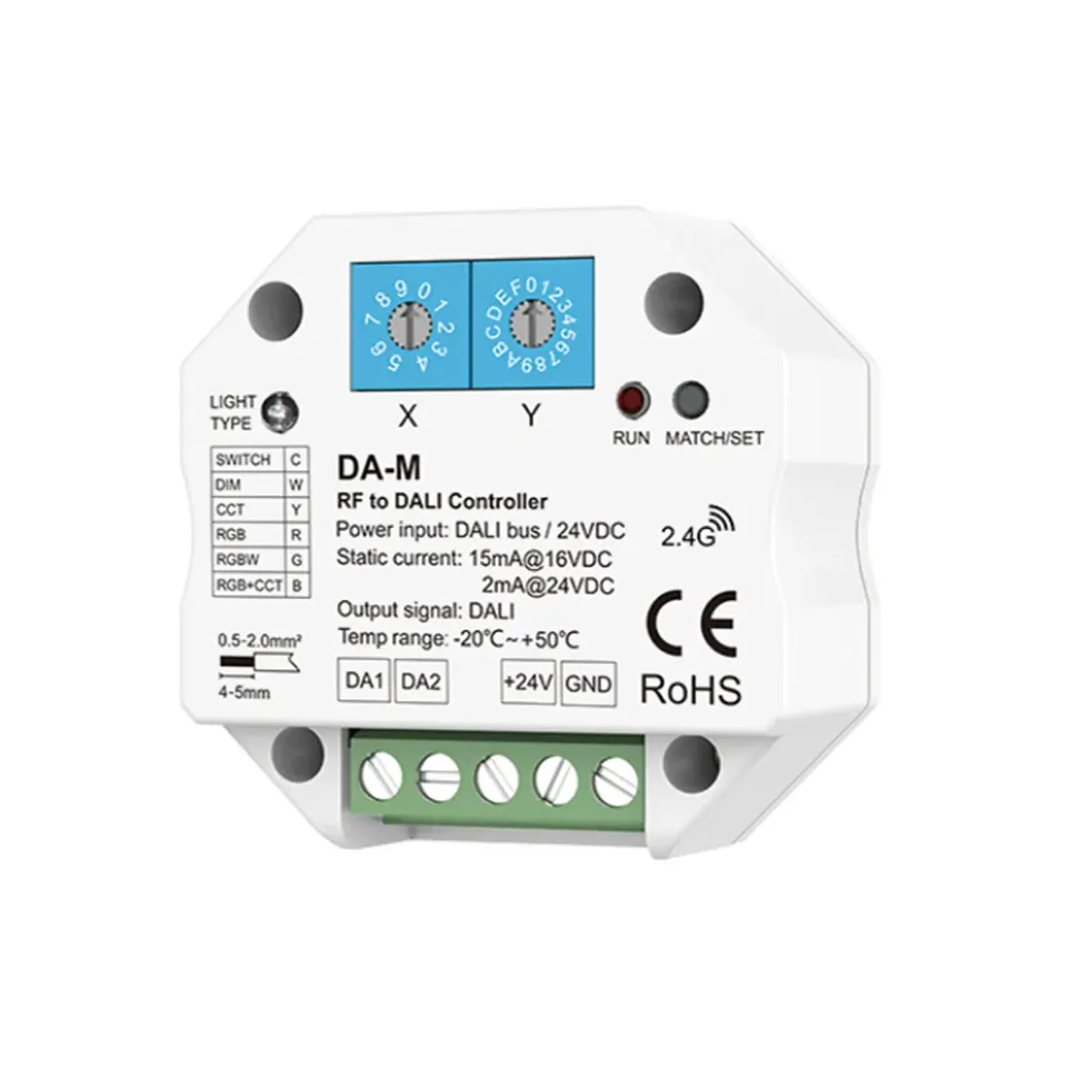 ΔΕΚΤΗΣ RF ΣΕ DALI 24VDC
